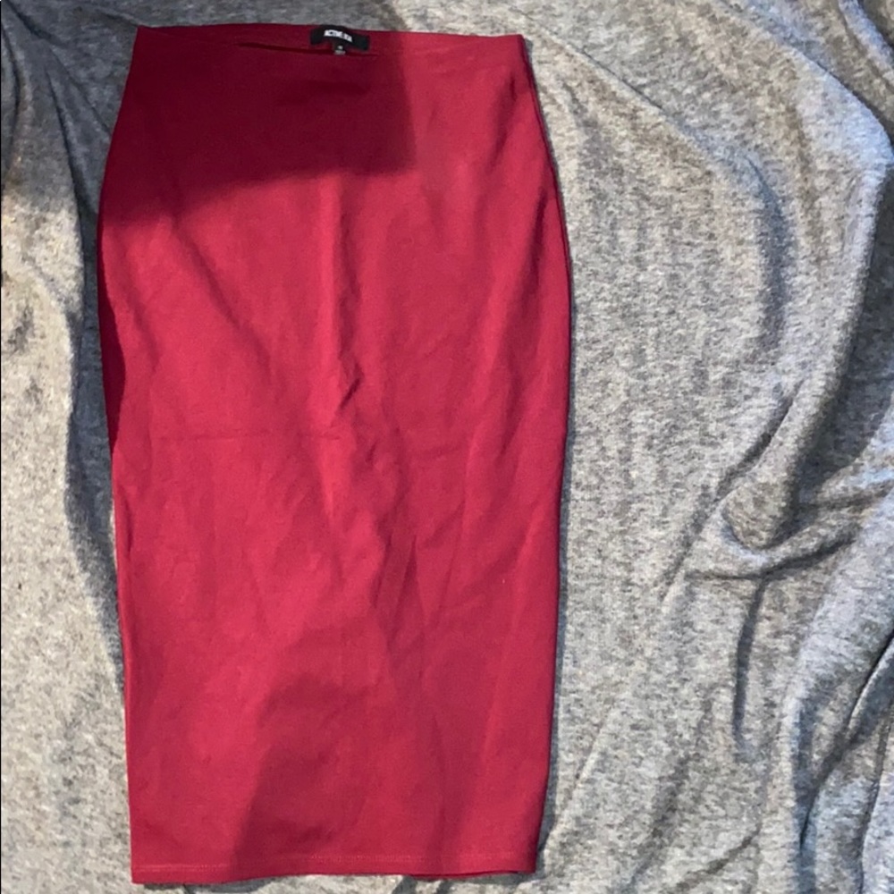Knee Length Pencil Skirt